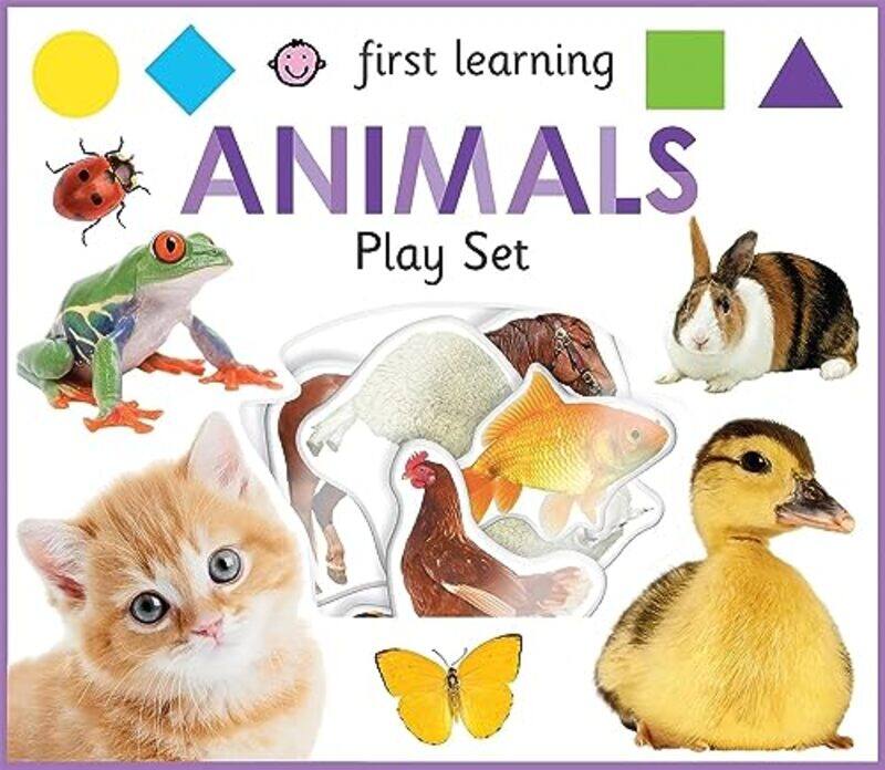 

First Learning Animals Play Set By Priddy, Roger Hardcover