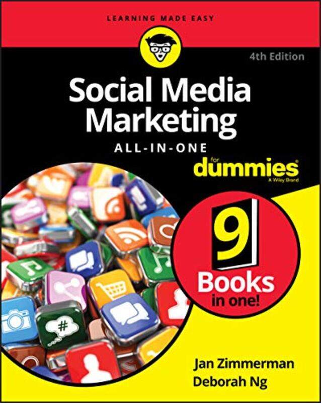

Social Media Marketing All-in-One For Dummies, Paperback Book, By: Jan Zimmerman