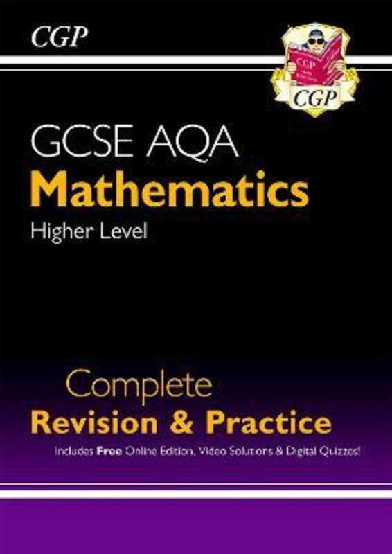 

New 2021 GCSE Maths AQA Complete Revision & Practice: Higher inc Online Ed, Videos & Quizzes.paperback,By :CGP Books - CGP Books