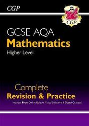 New 2021 GCSE Maths AQA Complete Revision & Practice: Higher inc Online Ed, Videos & Quizzes.paperback,By :CGP Books - CGP Books