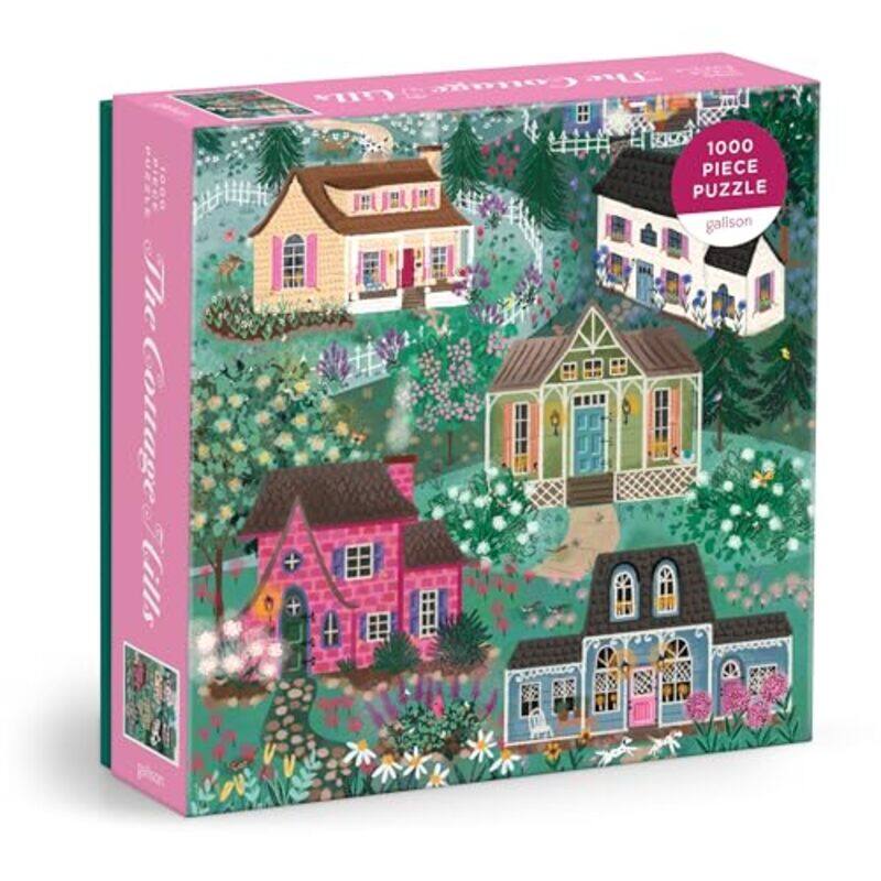 

Joyaforme The Cottage Hills 1000 Piece Puzzle In A Square Box By Galison - Paperback
