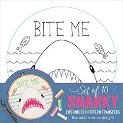 Embroidery Transfers Snarky , Paperback by Peter Pauper Press, Inc