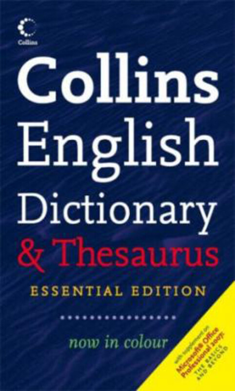 

Collins Essential Dictionary and Thesaurus, Hardcover Book, By: HarperCollins Publishers