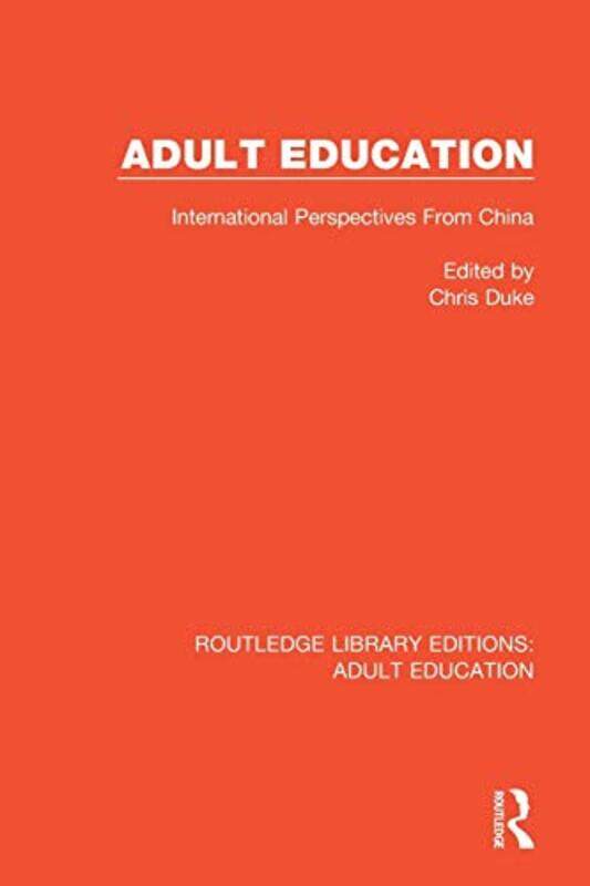 

Adult Education by Chris Duke-Paperback