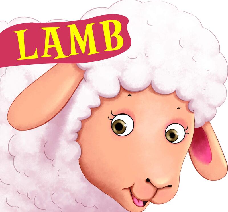 Lamb: Cutout Book, Hardcover Book, By: Om Books Editorial Team