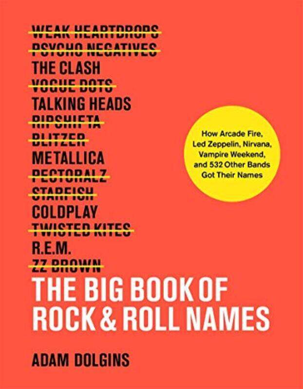 

The Big Book of Rock & Roll Names: How Arcade Fire, Led Zeppelin, Nirvana, Vampire Weekend, and 532, Paperback Book, By: Adam Dolgins