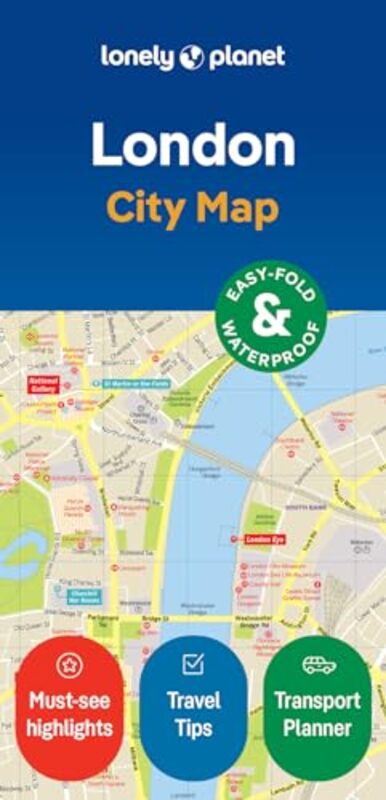 Lonely Planet London City Map 2 By Planet, Lonely Paperback