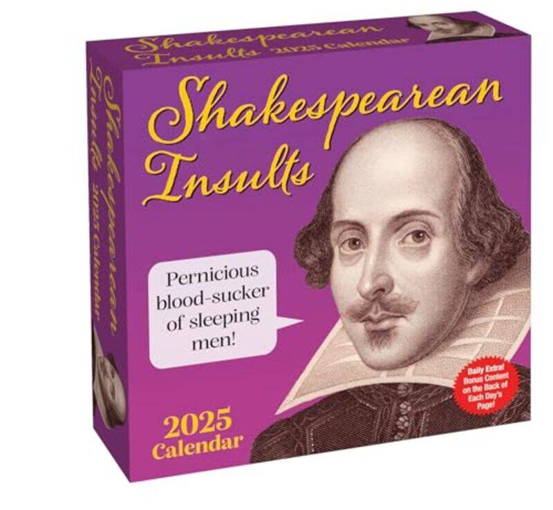 

Shakespearean Insults 2025 Day-to-Day Calendar by Andrews McMeel Publishing -Other Book Format