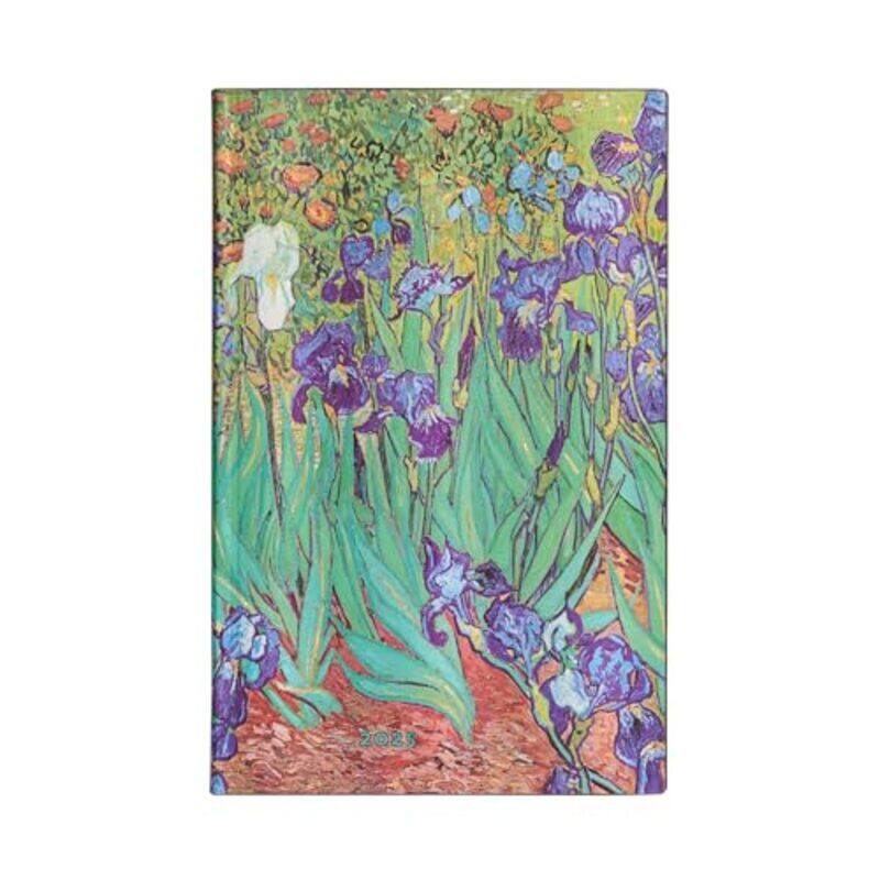 

Van Gogh’s Irises Maxi 12-month Horizontal Softcover Flexi Dayplanner 2025 (Elastic Band Closure) by Paperblanks -Paperback