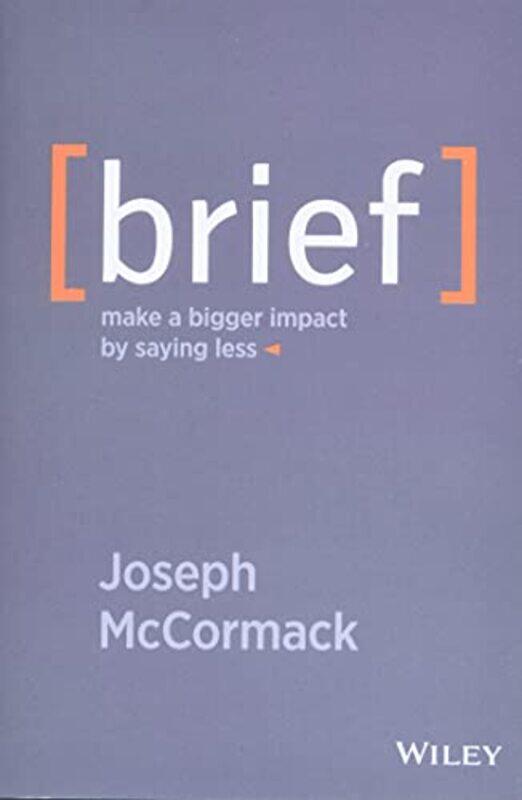 

Brief by Joseph McCormack-Hardcover