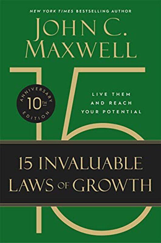

15 Invaluable Laws Of Growth By Maxwell John C - Hardcover