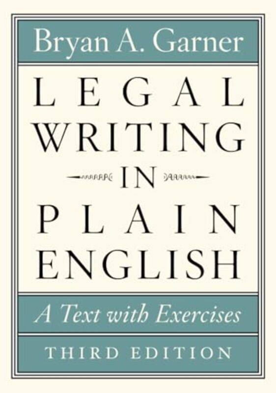 

Legal Writing In Plain English E03 By E03 - Paperback