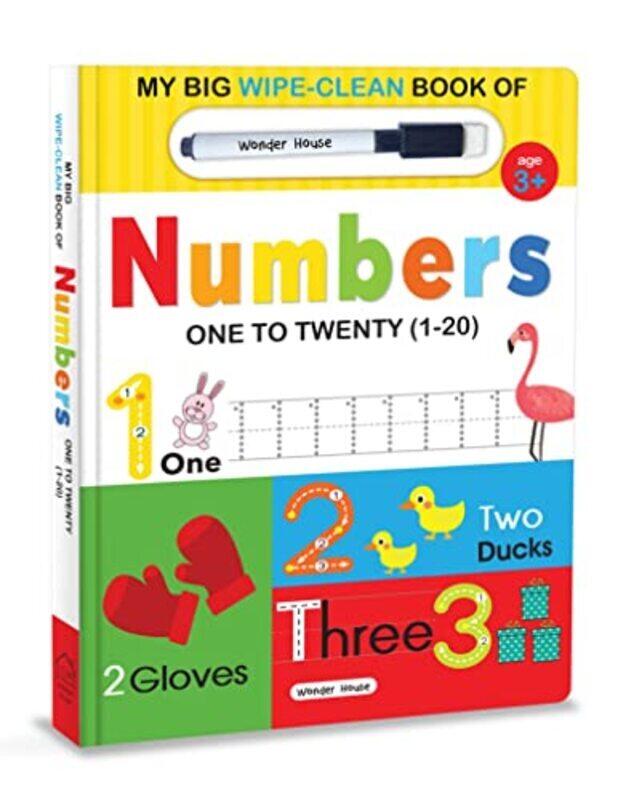 

My Big Wipe And Clean Book of Numbers for Kids : 1 to 20,Paperback,By:Wonder House Books