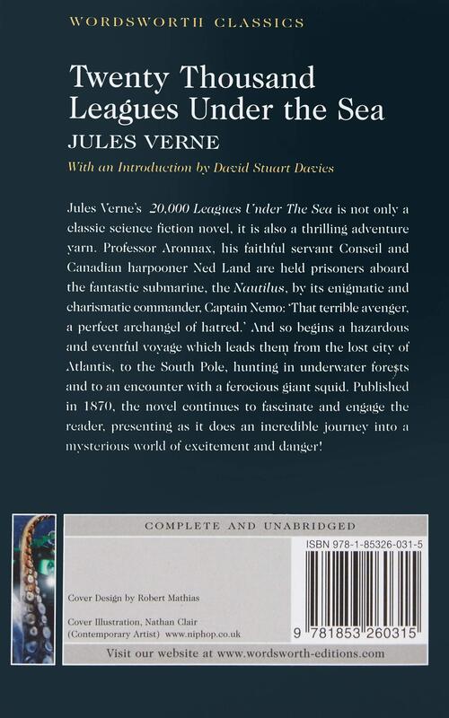 Twenty Thousand Leagues Under The Sea (Wordsworth Classics), Paperback Book, By: Jules Verne