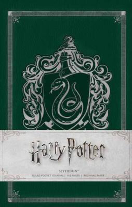 

Harry Potter: Slytherin Ruled Pocket Journal, Hardcover Book, By: Warner Bros. Consumer Products Inc.