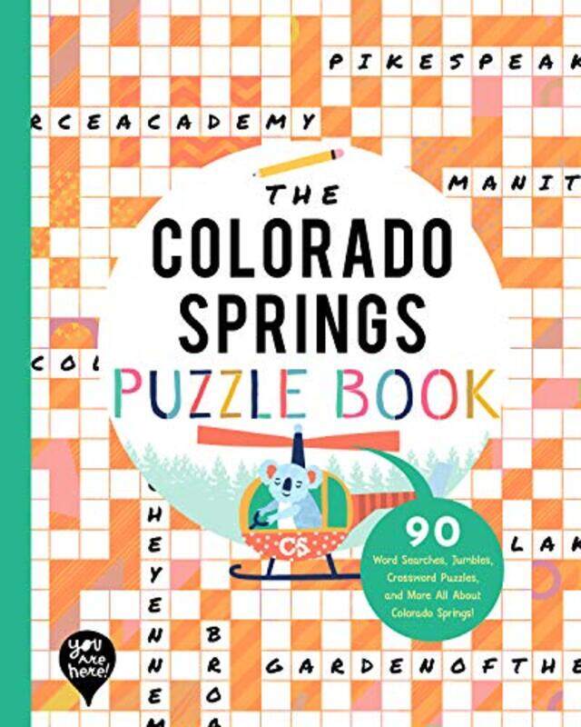 

Colorado Springs Puzzle Book by YOU ARE HERE BOOKS-Paperback