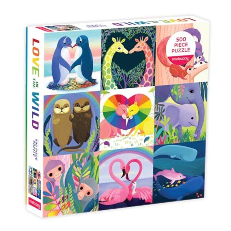 

Love In The Wild 500 Piece Family Puzzle By Mudpuppy - Hardcover