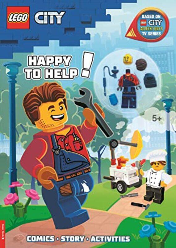 

Lego City Happy To Help! Activity Book With Harl Hubbs Minifigure By Buster Bookslego...Paperback