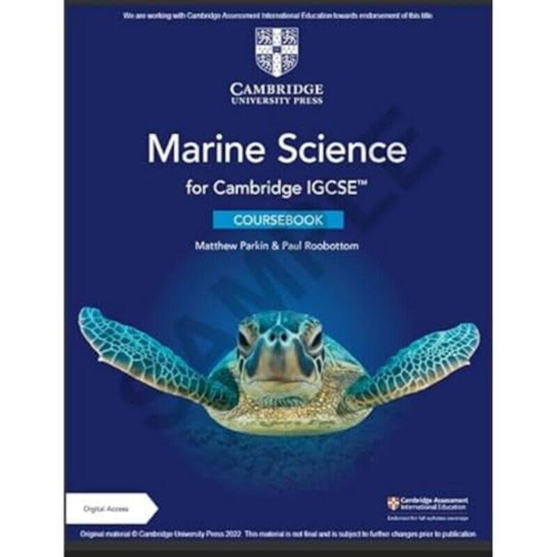 

Cambridge Igcse Tm Marine Science Coursebook With Digital Access 2 Years By Parkin, Matthew - Roobottom, Paul Paperback