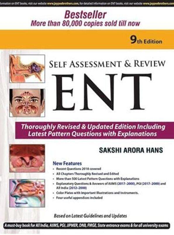 

Self Assessment & Review: ENT , Paperback by Hans, Sakshi Arora