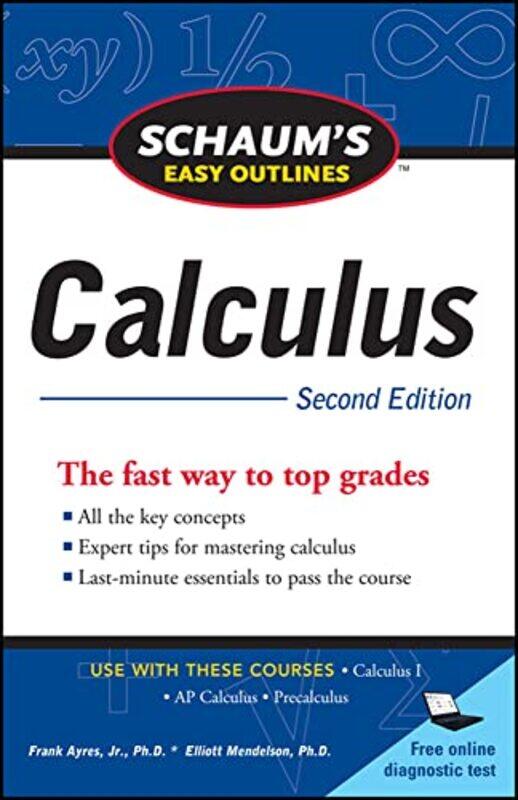 

Schaums Easy Outline of Calculus Second Edition by Jenson Button-Paperback