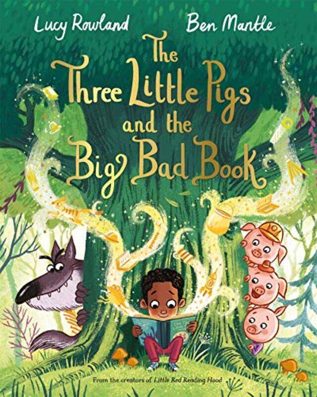 

The Three Little Pigs and the Big Bad Book by Lucy RowlandBen Mantle-Paperback