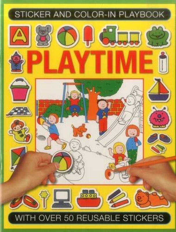 Sticker and Colorin Playbook Playtime by Lily Seafield-Paperback