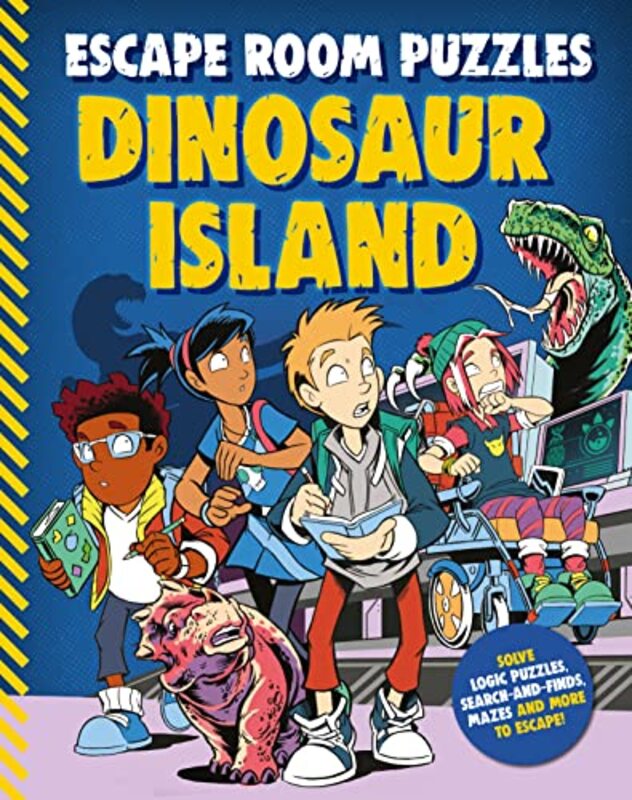 

Escape Room Puzzles Dinosaur Island by Kingfisher-Paperback