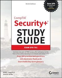 CompTIA Security+ Study Guide with over 500 Practice Test Questions Exam SY0701 by Chapple, Mike (University of Notre Dame) - Seidl, David (Miami University; University of Notre Dame) Paperback