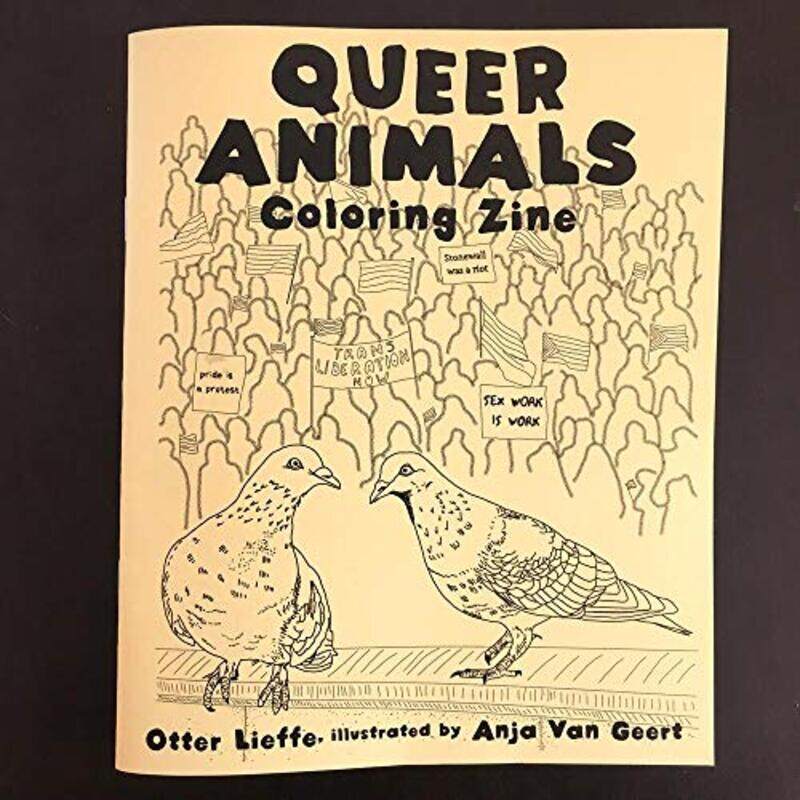 

Queer Animals Coloring Book by Otter LieffeAnja Van Geert-Paperback