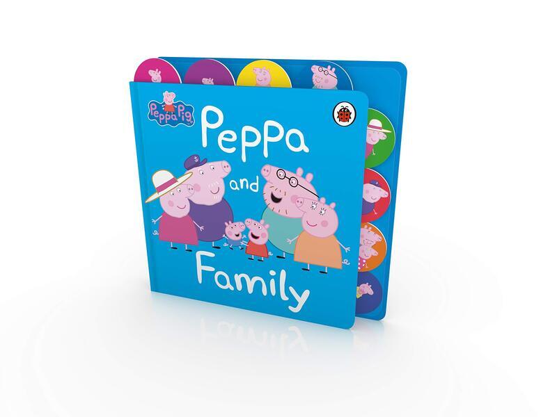 Peppa Pig: Peppa and Family: Tabbed Board Book, Board Book, By: Peppa Pig