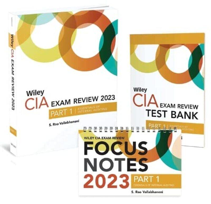 

Wiley CIA 2023 Part 1: Exam Review + Test Bank + Focus Notes, Essentials of Internal Auditing Set , Paperback by Wiley