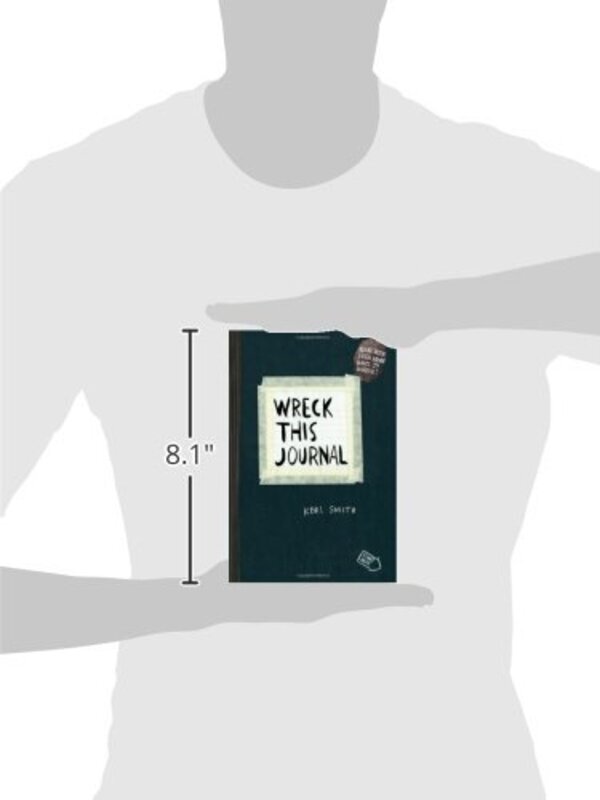 Wreck This Journal (Black): To Create is to Destroy, Hardcover Book, By: Keri Smith