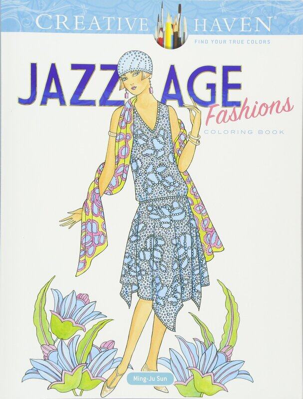 

Creative Haven Jazz Age Fashions Coloring Book, Paperback Book, By: Ming-Ju Sun