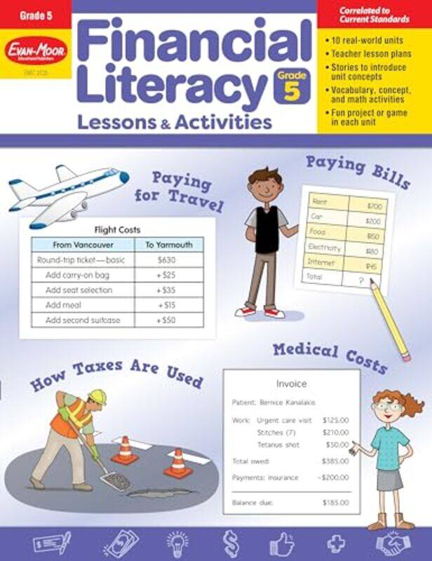 

Financial Literacy Lessons And Activities By Gr5 - Paperback