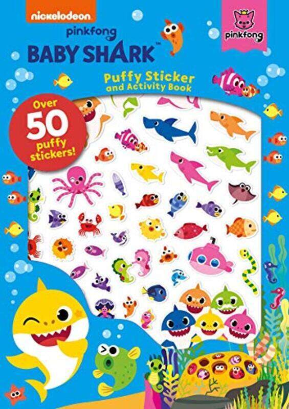 

Pinkfong Baby Shark Puffy Sticker And Activity Book By Pinkfong Paperback