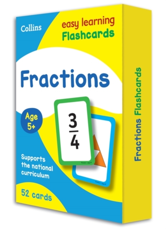 Fractions Flashcards: Ideal for home learning (Collins Easy Learning KS1),Paperback,ByCollins Easy Learning