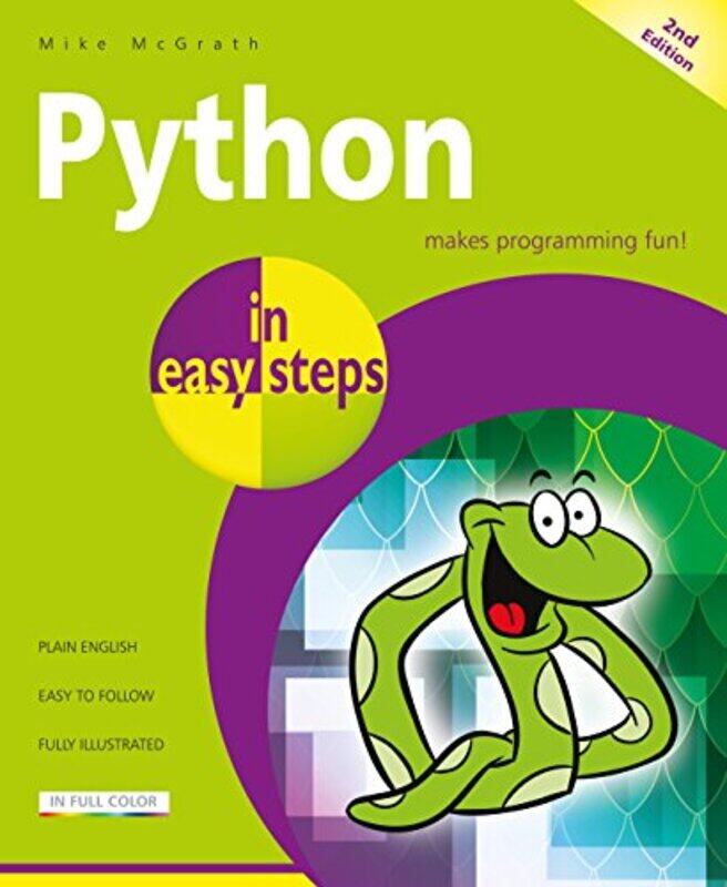 

Python In Easy Steps Covers Python 37 By McGrath Mike - Paperback