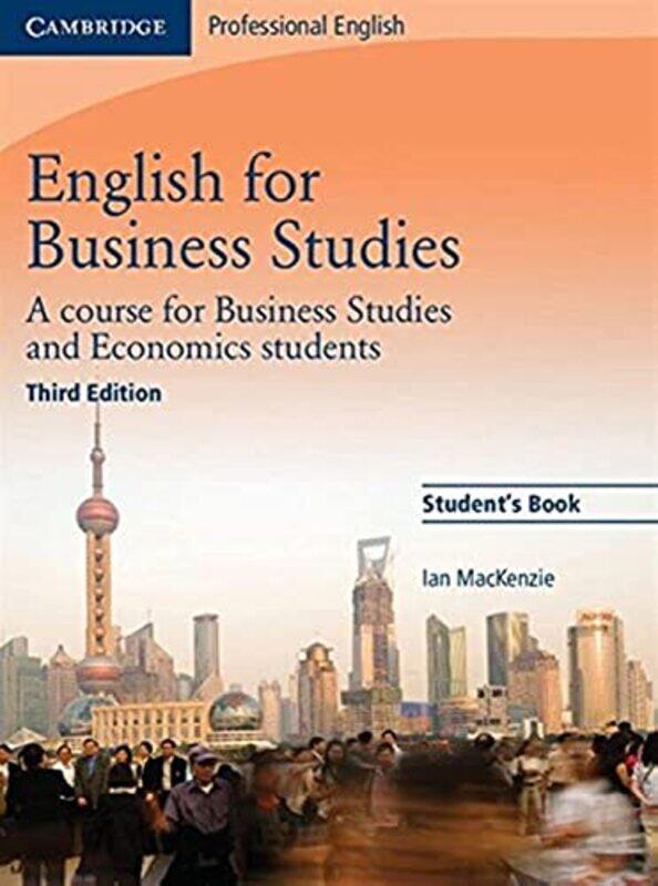 

English For Business Studies Students Book by Ian MacKenzie-Paperback
