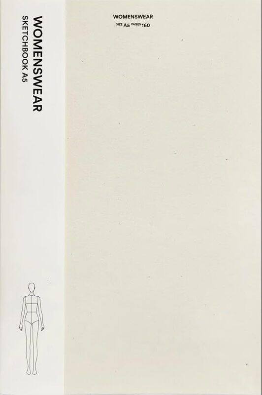 

Fashionary Womenswear Sketchbook A5 By Fashionary - Hardcover