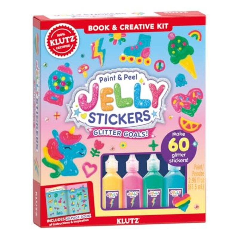 

Paint & Peel Jelly Stickers Glitter Goals by Editors of Klutz , Paperback