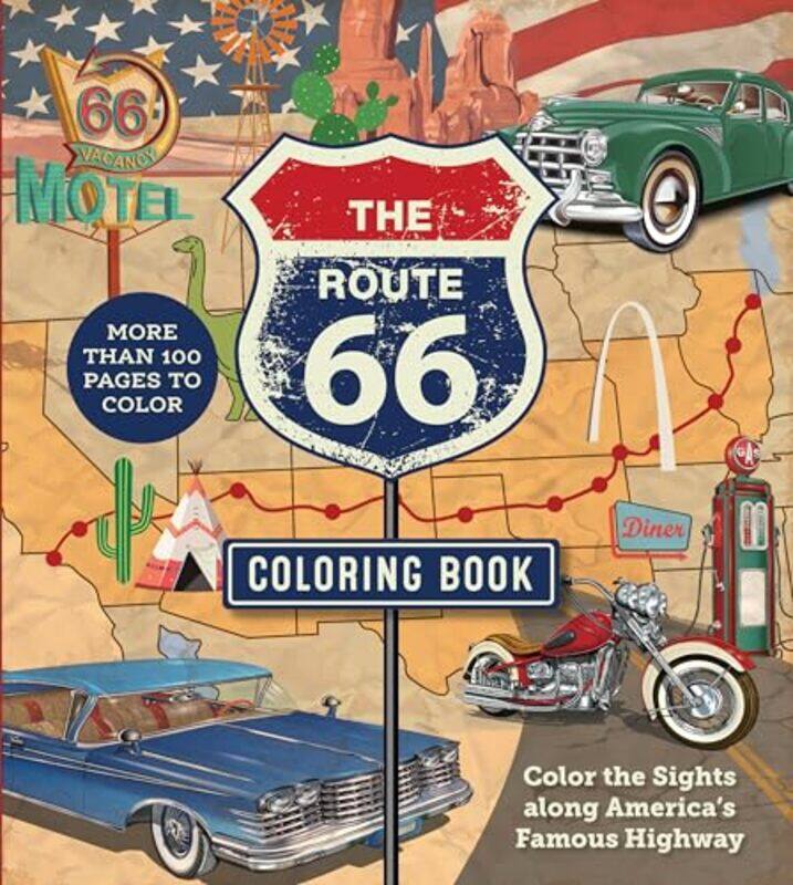 

The Route 66 Coloring Book by David Fabri-Paperback