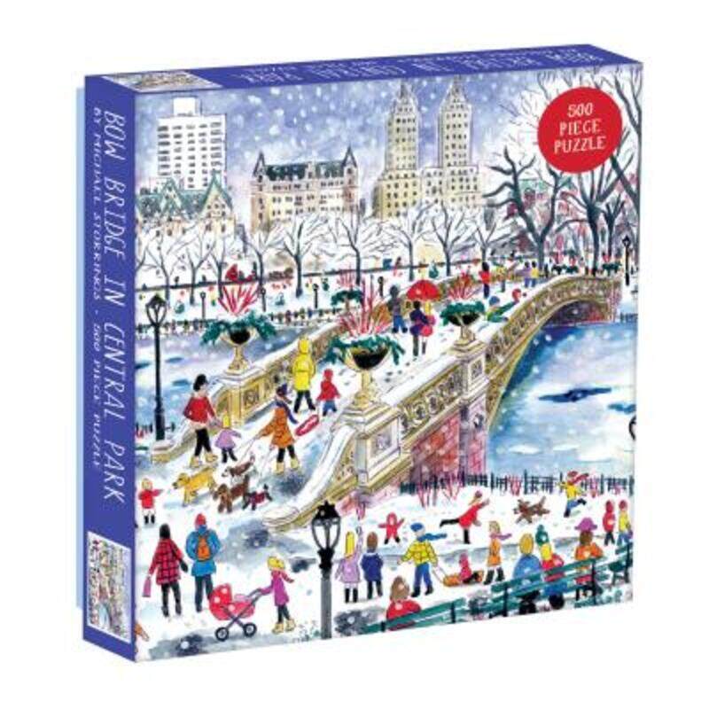 

Michael Storrings Bow Bridge In Central Park 500 Piece Puzzle.paperback,By :Galison