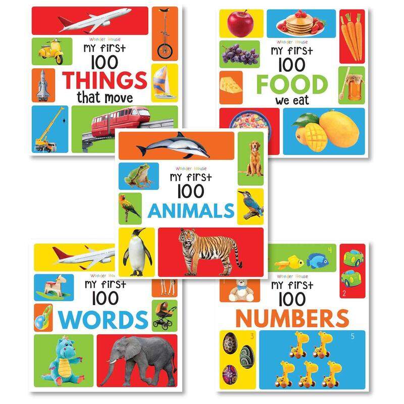 

My First 100 Box Set- A Pack of Five Picture Books for Children, Paperback Book, By: Wonder House Books