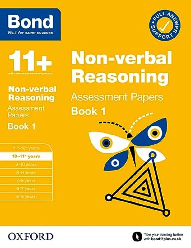 Bond 11 Bond 11 Non Verbal Reasoning Assessment Papers 1011 Years Book 1 By Oxford University Press Paperback