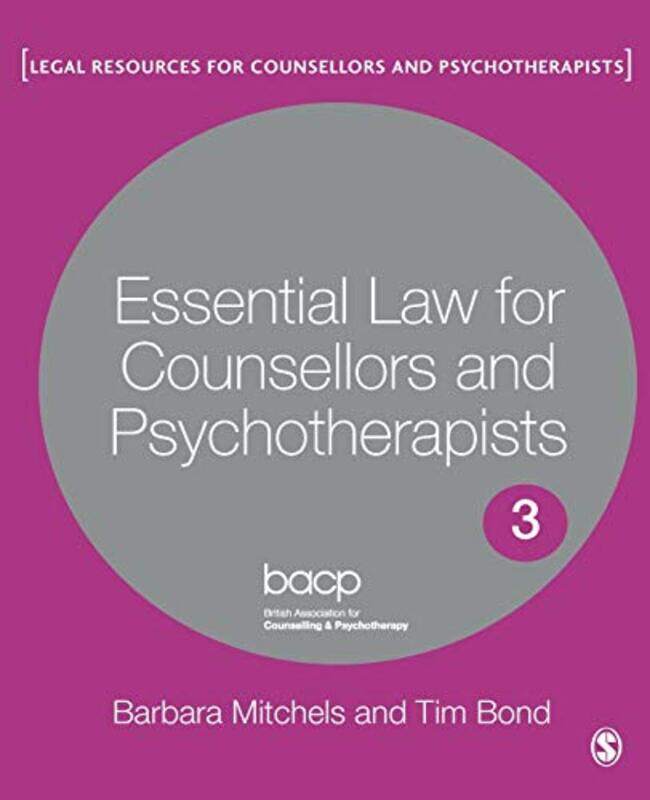 

Essential Law for Counsellors and Psychotherapists by Matthew MoynihanAlfred B Bortz-Paperback
