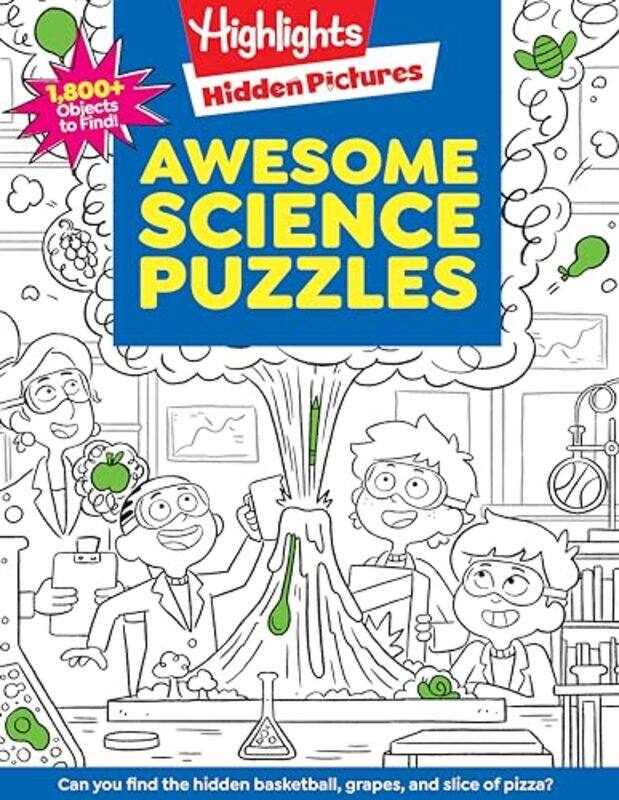 

Awesome Science Puzzles by Highlights-Paperback
