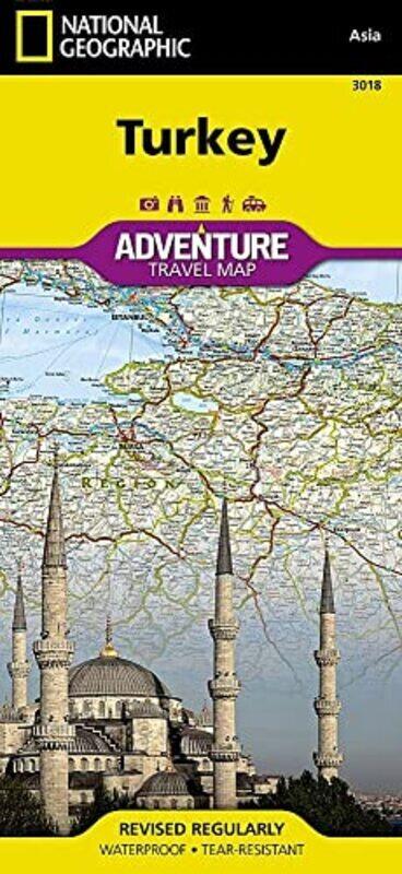 

Turkey: Travel Maps International Adventure Map , Paperback by Maps, National Geographic