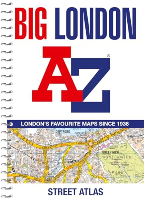 Big London A-Z Street Atlas By A-Z Maps - Paperback