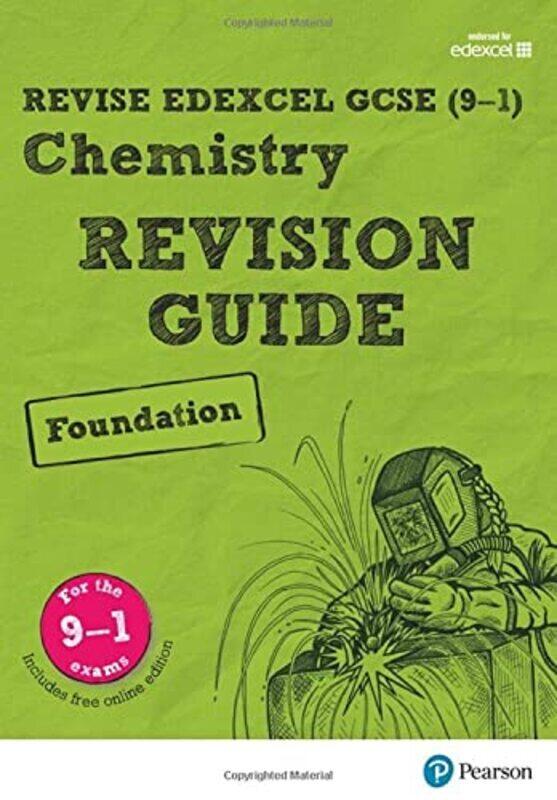 

Pearson Revise Edexcel Gcse 91 Chemistry Foundation Revision Guide By Nigel Saunders -Paperback